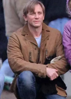 DREAM HOUSE (WILL ATENTON) DANIEL CRAIG BROWN COTTON JACKET