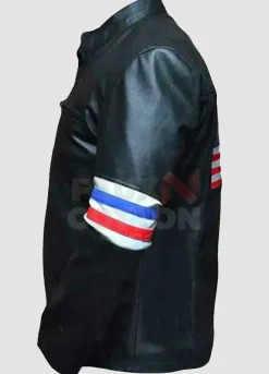 Easy Rider Peter Fonda Us Flag Leather Jacket