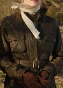 EASY VIRTUE (LARITA WHITTAKER) JESSICA BIEL LEATHER JACKET
