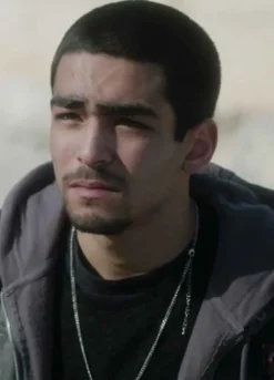 Elite (Omar Shanaa) Omar Ayuso Hooded Grey Leather Jacket