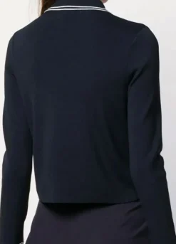 Emily In Paris Lily Collins (Emily Cooper) Navy Blue Jacket