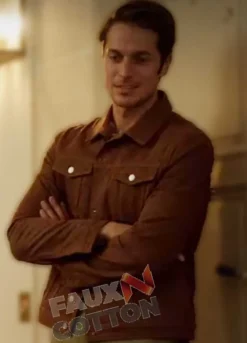 Emily in Paris Lucas Bravo (Gabriel) Brown Jacket