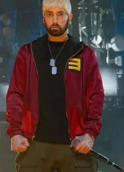 Eminem Houdini 2024 Red Hooded Jacket