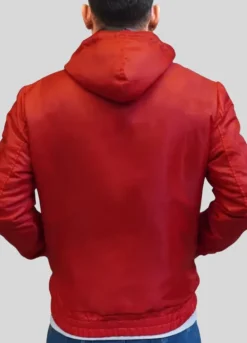 Eminem Houdini 2024 Red Hooded Jacket