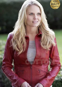 Emma Swan Once Upon a Time Jennifer Morrison Red Leather Jacket