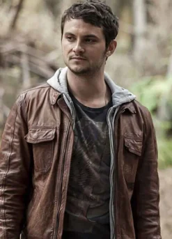 EVIL DEAD (DAVID) SHILOH FERNANDEZ LEATHER JACKET