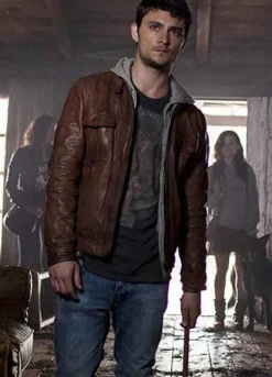 EVIL DEAD (DAVID) SHILOH FERNANDEZ LEATHER JACKET