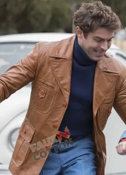 Extremely Wicked Shockingly Evil and Vile (Zac Efron) Ted Bundy Leather Jacket