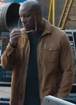 F9 The Fast Saga (Roman) Tyrese Gibson Brown Cotton Jacket