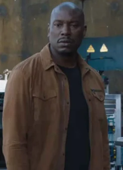 F9 The Fast Saga (Roman) Tyrese Gibson Brown Cotton Jacket