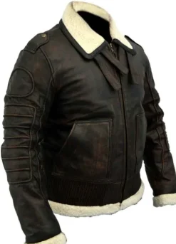 FALLOUT 4 BOMBER ARMOR BROWN LEATHER JACKET