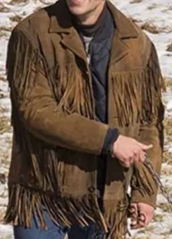 FARGO (MR. WRENCH) RUSSELL HARVARD BROWN LEATHER JACKET