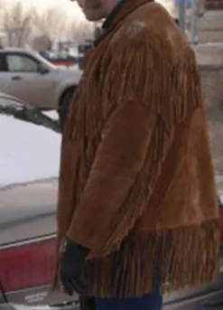 FARGO (MR. WRENCH) RUSSELL HARVARD BROWN LEATHER JACKET