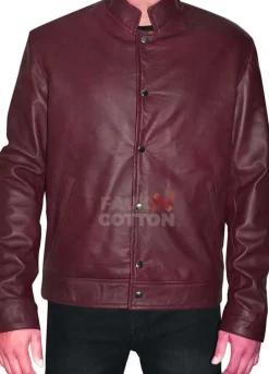 Fast and Furious Vin Diesel Red Leather Jacket