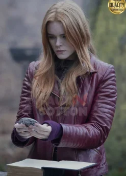 Fate The Winx Saga Abigail Cowen (Bloom) Leather Jacket