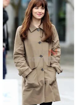 Fifty Shades Darker Dakota Johnson Trench Coat