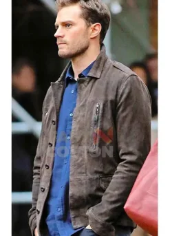 Fifty Shades Darker Jamie Dornan Suede Jacket