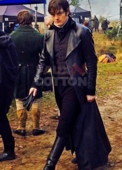 Fitzwilliam Pride And Prejudice And Zombies Sam Riley Leather Coat