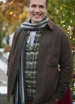 FIVE STAR CHRISTMAS (JAKE FINLAY) VICTOR WEBSTER BROWN WOOL JACKET