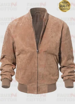 Flavor Aviator 262 Men Bomber Suede Baseball Jacket