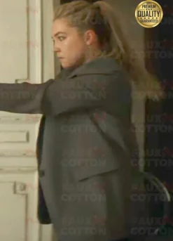 Florence Pugh Black Widow Grey Blazer Jacket