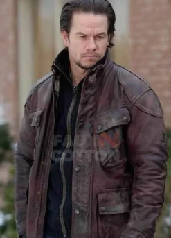 Four Brothers Mark Wahlberg Leather Jacket