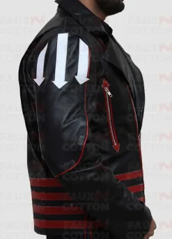 Freddie Mercury Arrow Black Leather Jacket