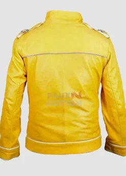 Freddie Mercury Yellow Leather Jacket