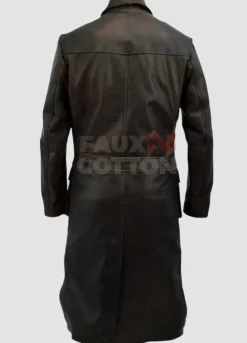 Frontier Jason Momoa Brown Leather Coat