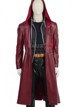 Fullmetal Alchemist Edward Elric Leather Hooded Coat
