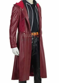 Fullmetal Alchemist Edward Elric Leather Hooded Coat