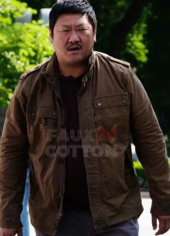 Gemini Man Benedict Wong Brown Jacket
