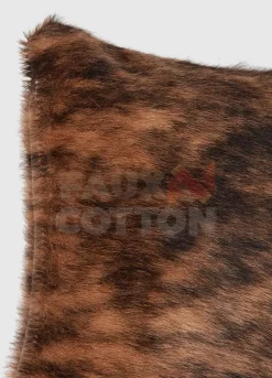 Genuine Brown Cowhide Pillow Cover 16x16 Inches