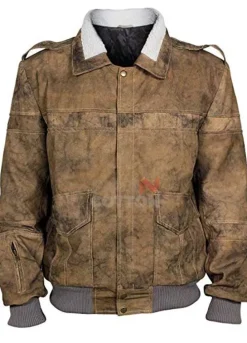 Ghost in the Shell Batou Shearling Bomber Jacket