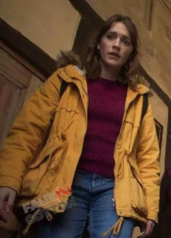 Ghosts (Alison Cooper) Charlotte Ritchie Yellow Cotton Jacket