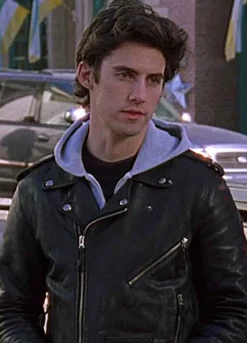 GILMORE GIRLS (JESS MARIANO) MILO VENTIMIGLIA LEATHER JACKET