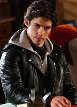 GILMORE GIRLS (JESS MARIANO) MILO VENTIMIGLIA LEATHER JACKET