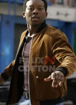 God Friended Me Brandon Micheal Hall Suede Jacket