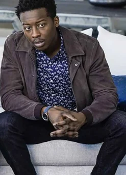 GOD FRIENDED ME (MILES FINER) BRANDON MICHEAL HALL LEATHER JACKET