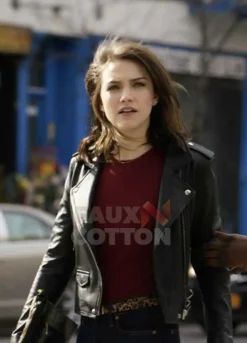 God Friended Me Violett Beane Leather Jacket