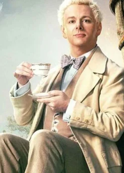 GOOD OMENS (AZIRAPHALE) MICHAEL SHEEN COTTON COAT
