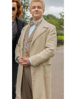 GOOD OMENS (AZIRAPHALE) MICHAEL SHEEN COTTON COAT