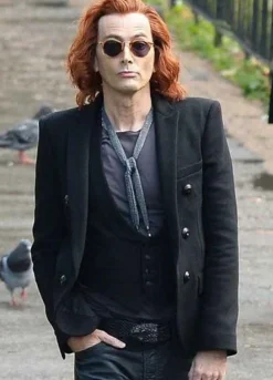 GOOD OMENS (CROWLEY) DAVID TENNANT WOOL BLAZER