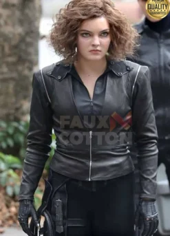 Gotham Camren Bicondova Leather Jacket