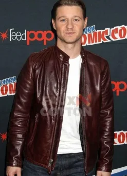 Gotham James Gordon Brown Leather Jacket