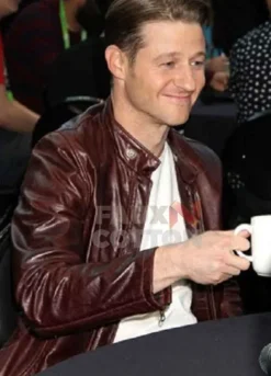 Gotham James Gordon Brown Leather Jacket