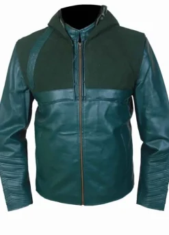 GREEN ARROW OLIVER QUEEN REMOVABLE HOOD JACKET
