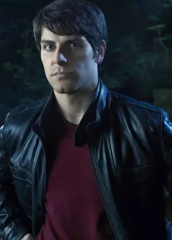 GRIMM (NICK BURKHARDT) DAVID GIUNTOLI LEATHER JACKET