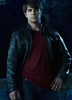 GRIMM (NICK BURKHARDT) DAVID GIUNTOLI LEATHER JACKET
