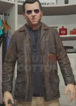 GTA 5 Michael Townley Leather Jacket